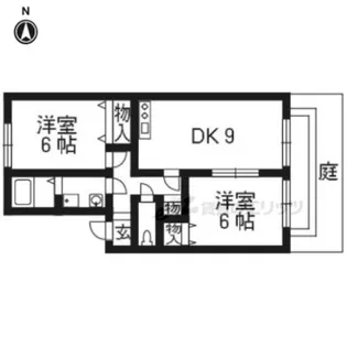 セジュール妙楽【102号室】の間取り