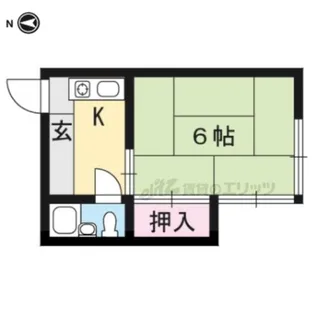 スプリングハウス【102号室】の間取り