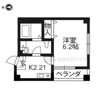 Elle21【402号室】の間取り