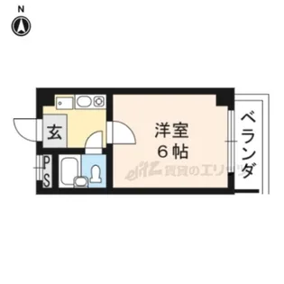 メゾンリブゴージョ【305号室】の間取り