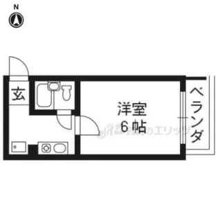 メゾンリブゴージョ【203号室】の間取り