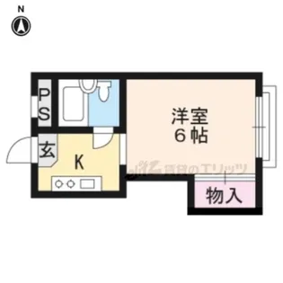 加茂川シティハウス【102号室】の間取り