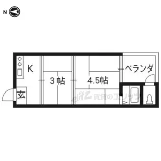 藤枝荘【201号室】の間取り