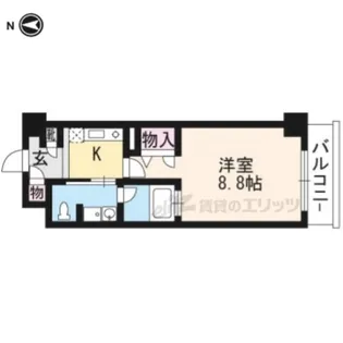 ヴィヴィ・プリメラ【503号室】の間取り