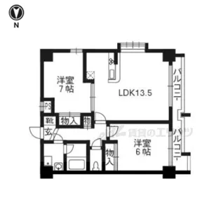アンシャンテ【9階】の間取り