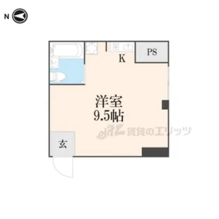 ルーブルビル【4-B号室】の間取り