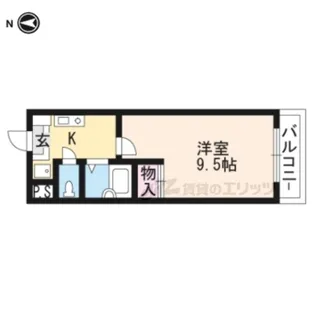 プラティアSETA【2階】の間取り