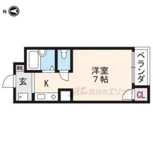 アドニス【1階】の間取り