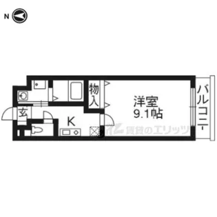 セレーナ北山?【1階】の間取り
