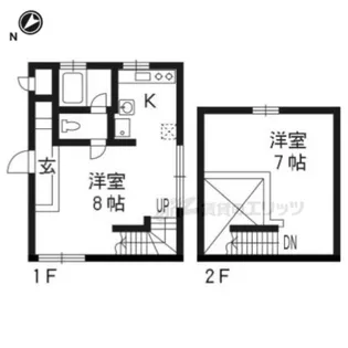 桜木町マンション【203号室】の間取り