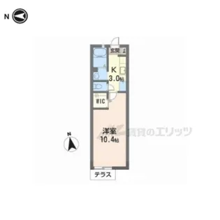 タイチ七瀬川【102号室】の間取り