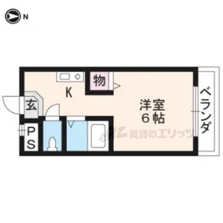 メゾン・ノーブル【201号室】の間取り