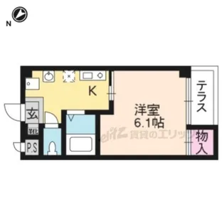 ミルコート【102号室】の間取り