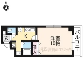 グリーンコート【0400号室】の間取り