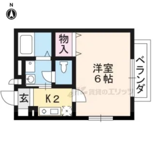 アーク舟岡【1階】の間取り