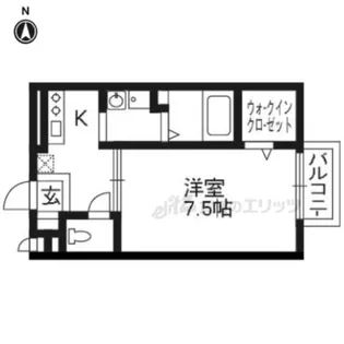 グランドール【205号室】の間取り