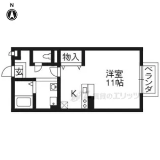 グランシャリオ(城陽市)【1階】の間取り