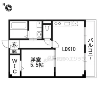 レユスィールコヨシ【203号室】の間取り