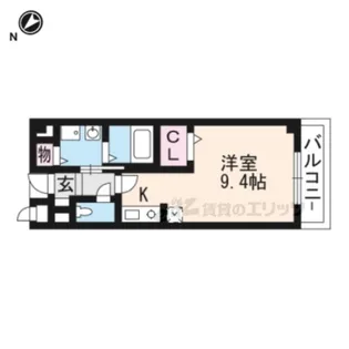 アビタシオン・セレノ【1階】の間取り