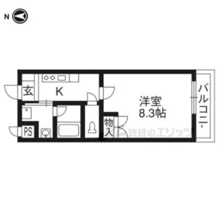 サンフィールドライタ【307号室】の間取り