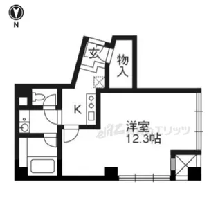 セントエルモ三条【303号室】の間取り