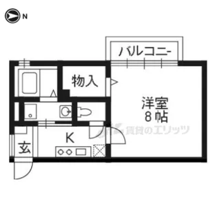 ハイツフローラ【103号室】の間取り
