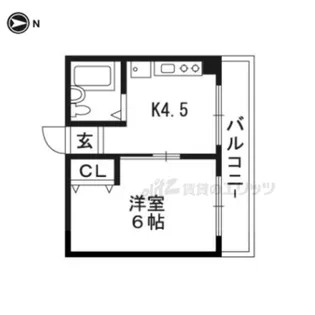 ヴィラドリーム【305号室】の間取り