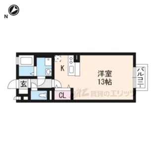 シャルマン【2階】の間取り