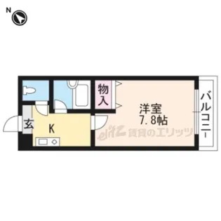 シャルル【306号室】の間取り