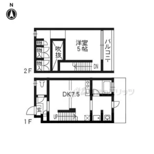 Palazzo di Ratti【105号室】の間取り