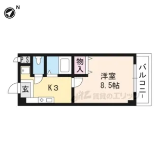 APEX FLAT R【5階】の間取り