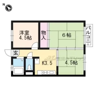 コーポサニー【203号室】の間取り