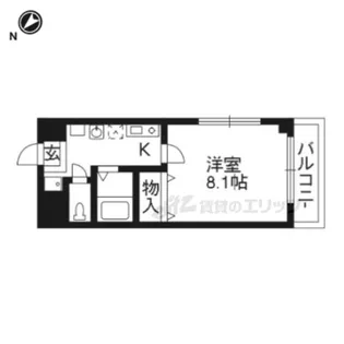 メゾン ド プチシャン【6階】の間取り