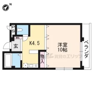 グランドハイツ高田弐番館【3階】の間取り