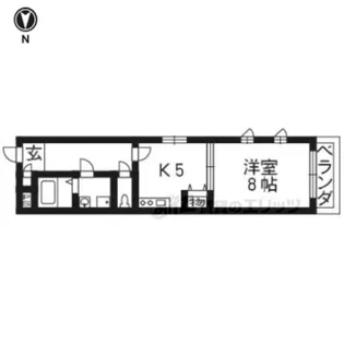 ラングハイツ【302号室】の間取り
