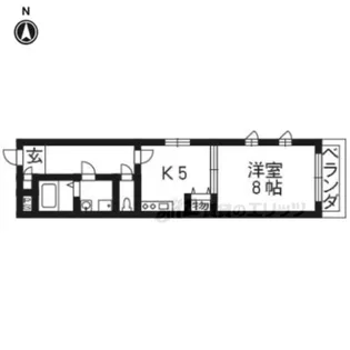ラングハイツ【505号室】の間取り
