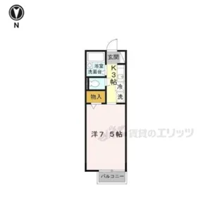 セジュール竹田【2階】の間取り