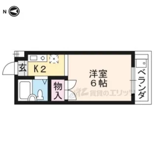 レジデンス竹田【306号室】の間取り