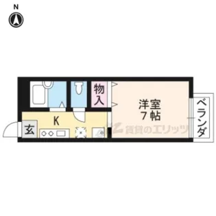 パナハイツ【205号室】の間取り