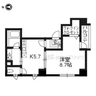エクセレント鳳珠【301号室】の間取り