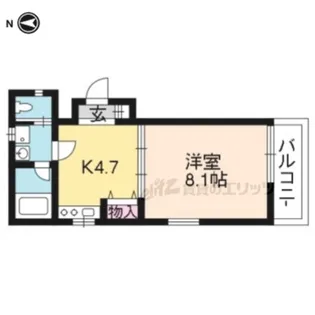 グレイス花園【210号室】の間取り