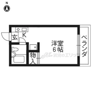 VILLA HEIKE【103号室】の間取り