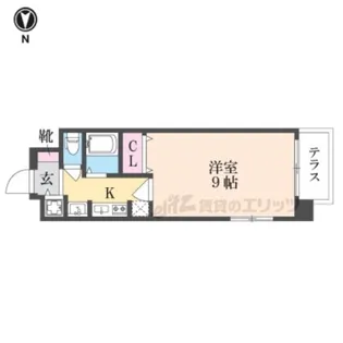 サムティ祇園河原町【106号室】の間取り
