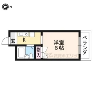 なごみハイツ【305号室】の間取り