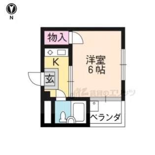 ユニハイツ【110号室】の間取り