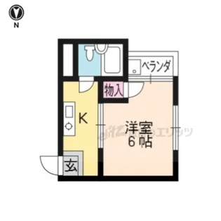 ユニハイツ【212号室】の間取り