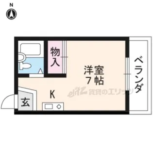 シャルマンまえ川【301号室】の間取り