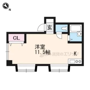 井ノ口ビル【303号室】の間取り