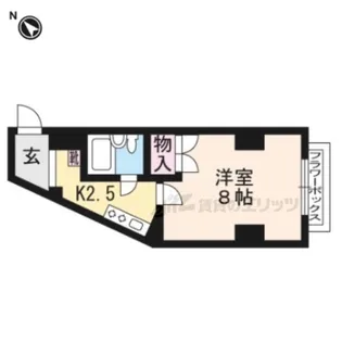ハウス2【201号室】の間取り