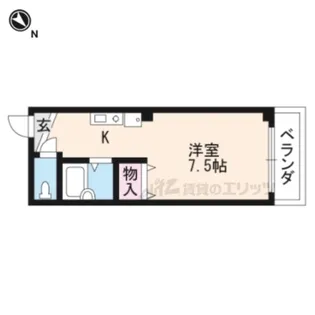 ハイツ玉川?【205号室】の間取り